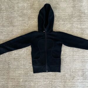 Lululemon Classic Scuba Full Zip Hoodie Black Size 4